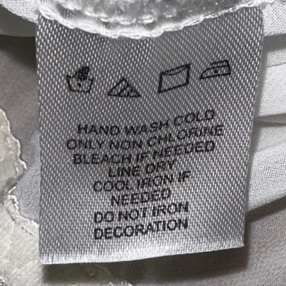 NWT Linea Donatella Ivory Bridal Slip Babydoll Chemise Size Small